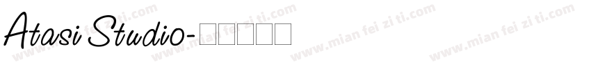 Atasi Studio字体转换